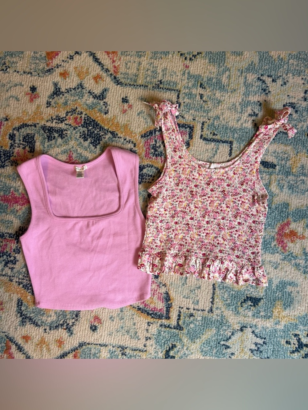 Pink Crop Top Bundle – Size Medium (2 Pieces)
